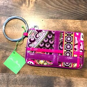 Vera Bradley Wristlet - Very Berry Paisley